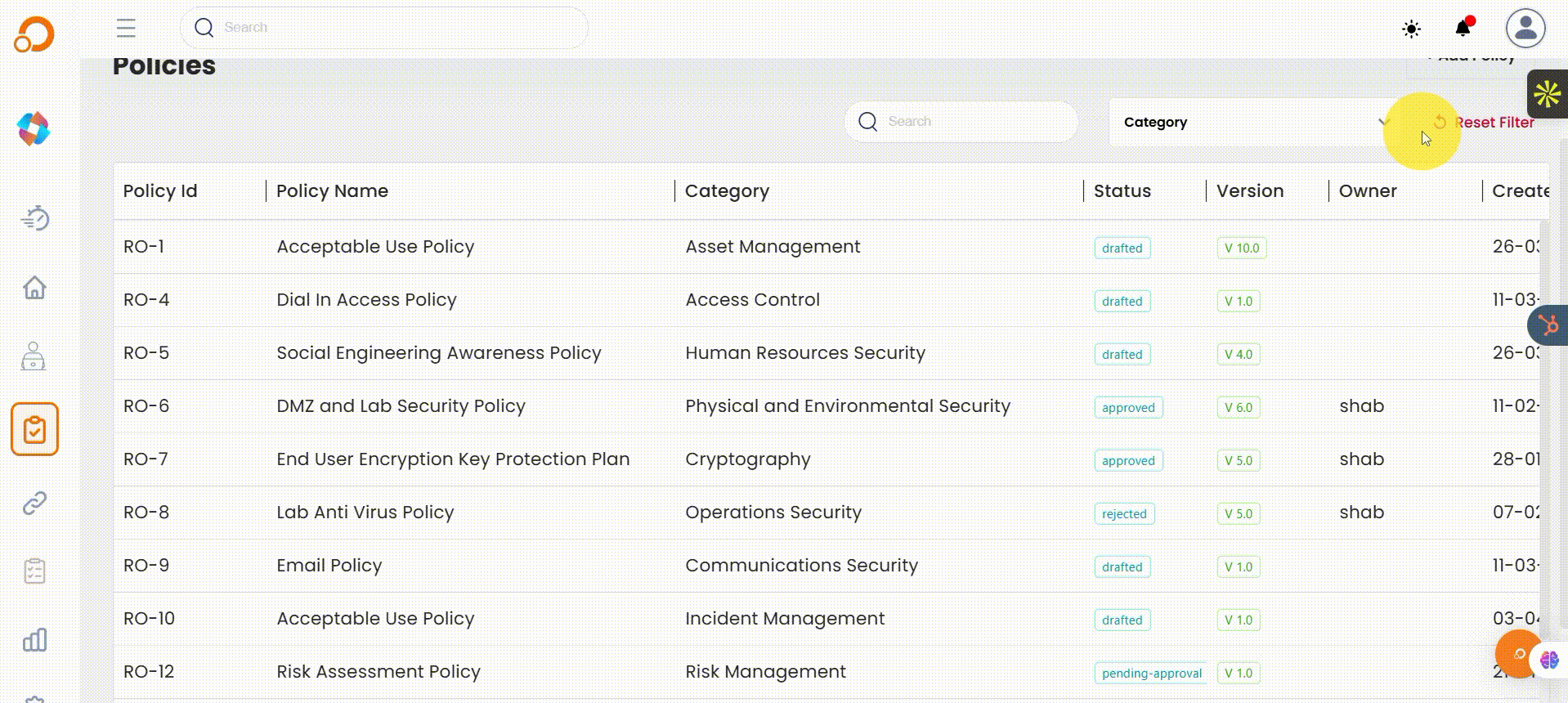 Centralized Policy Management